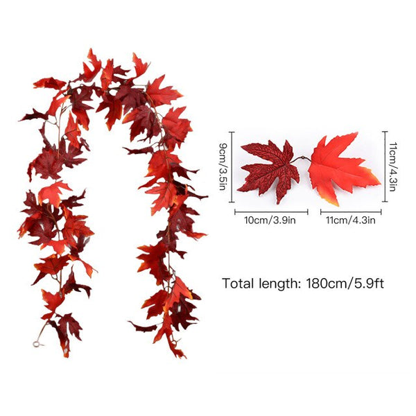 Autumn Maple Leaf Garland