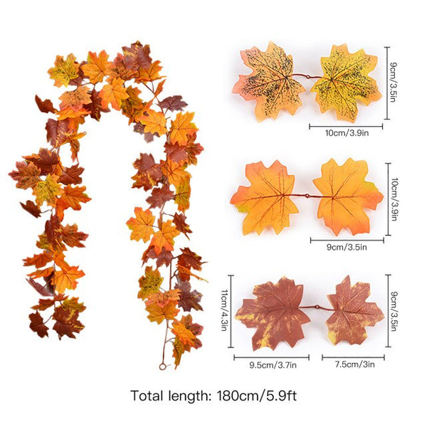 Autumn Maple Leaf Garland